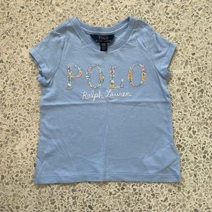 Polo Ralph Lauren light blue t shirt 2T
